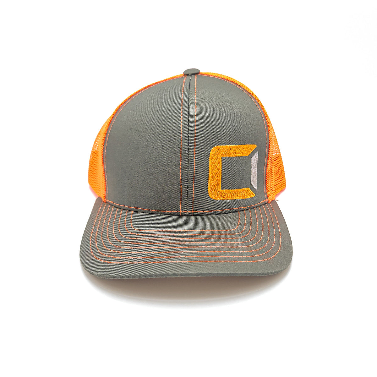 Snapback Orange/Grey Trucker Hat – Creative Outdoors