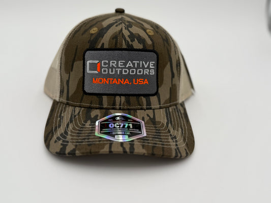 Mossy Oak Tan Trucker Hat