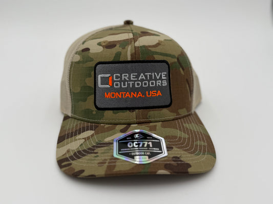 Multicam/Khaki Trucker Hat